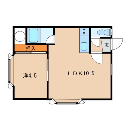 ギャラント１の物件間取画像